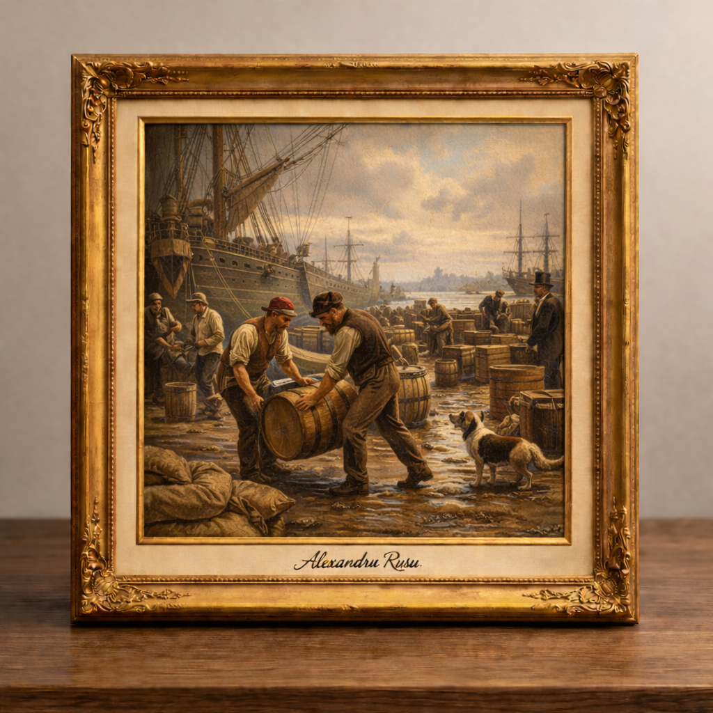 Harbour life in the 19th century