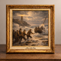 Tempête nocturne et lutte des pêcheurs